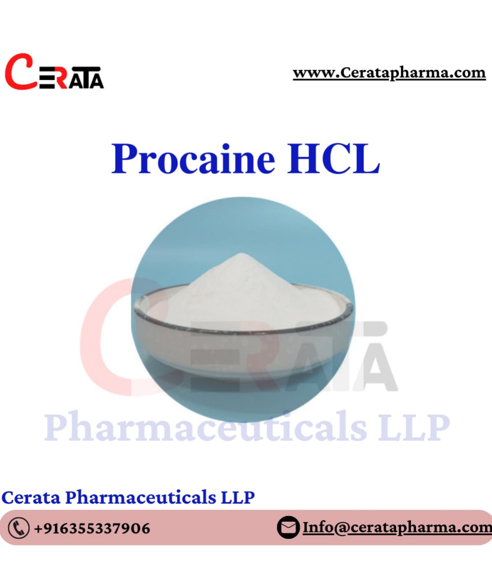 Cerata Pharmaceuticals LLP:- Your Reliable Partner for Procaine HCL(Novocaine) Powder APIs